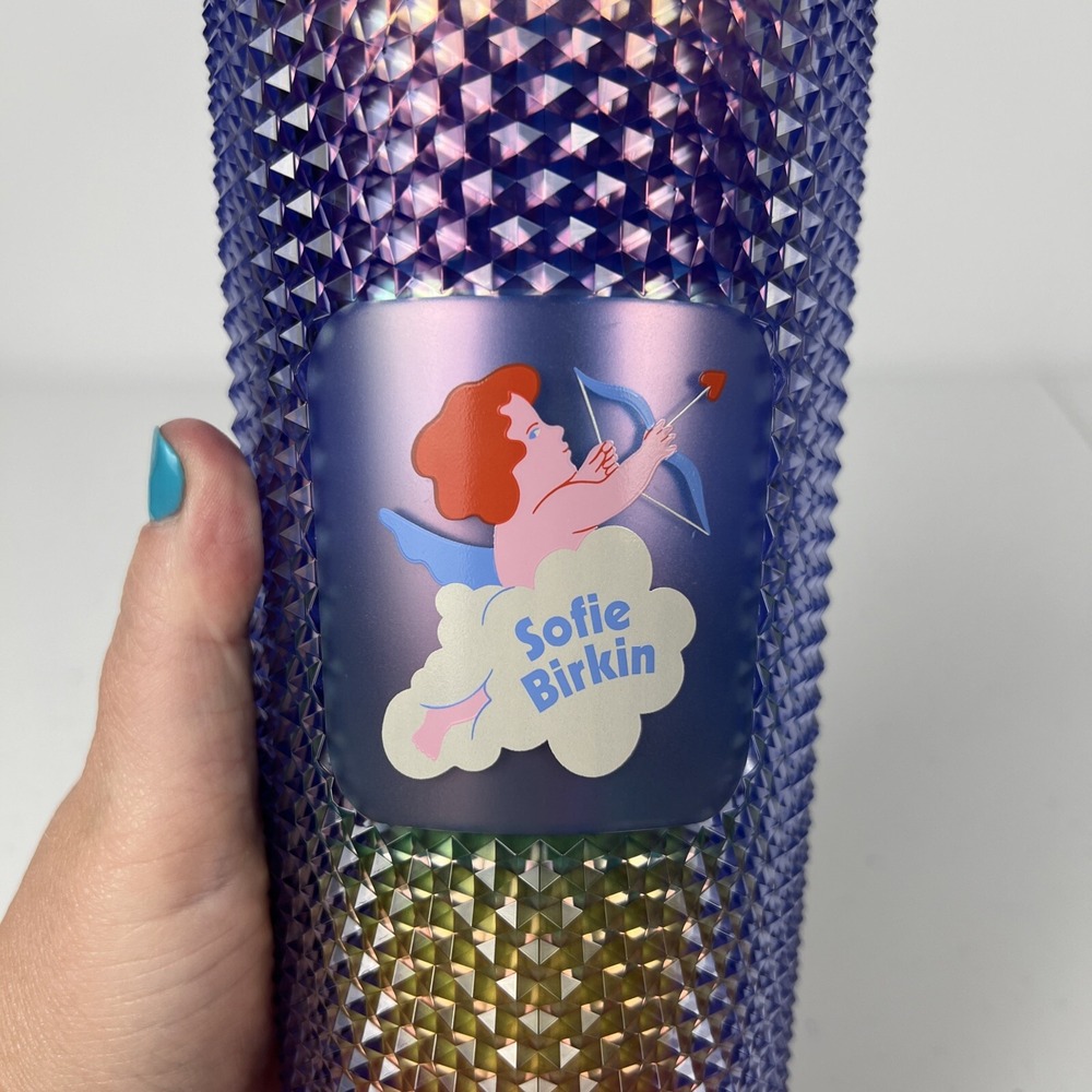 Sofie Birkin PRIDE DESIGN STARBUCKS RAINBOW BLING STUD VENTI TUMBLER SUMMER 2024 - Picture 4 of 7